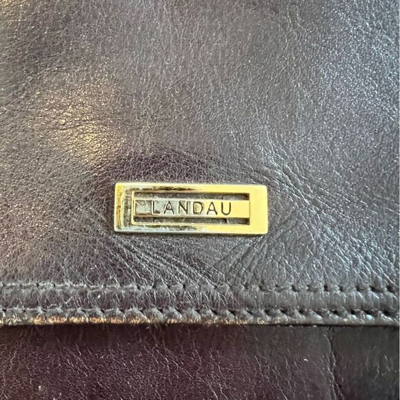 Landau Sacamoto brown leather backpack - Picture 3 of 14